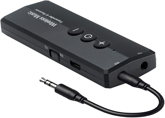 Image sur Récepteur émetteur Bluetooth 5.0 3-en-1, adaptateur audio sans fil Isobel 3,5 mm pour casque TV PC système de sons à la maison et voiture