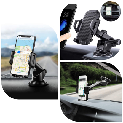 Image de Support Mobil Pour Voiture - Noir