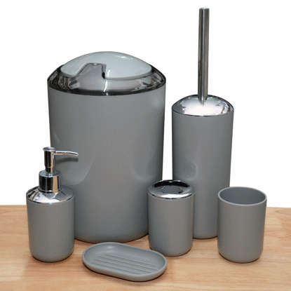 Image de ACCESSOIRE COMPLET SALLE DE BAIN 6 PIECES