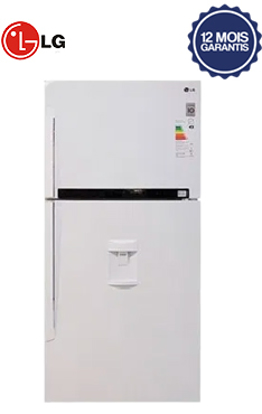 Réfrigérateur double battant LG GL-F682HQHN - 473 Litres - pondeuse glaçons - blanc - 12 mois garantis Réfrigérateur double battant LG GL-F682HQHN - 473 Litres - pondeuse glaçons - blanc - 12 mois garantis-iziwayCameroun