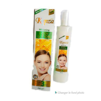 Agrandir l'image de KANZA Lotion Eclaircissante Corps - 200 ml Image de KANZA Lotion Eclaircissante Corps - 200 ml