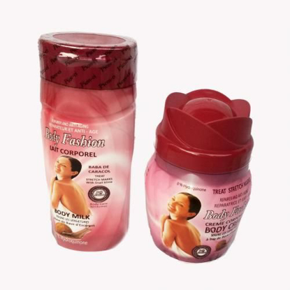 Agrandir l'image de Lait 250ml + Crème Corporelle Réparatrice Anti Vergeture A Base De La Bave D’Escargot 200ml Image de Lait 250ml + Crème Corporelle Réparatrice Anti Vergeture A Base De La Bave D’Escargot 200ml