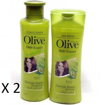 Image sur Pack Traitant A L'Essence D'Olive - Shampoing - 400 ml + Démêlant - 400 ml X 2