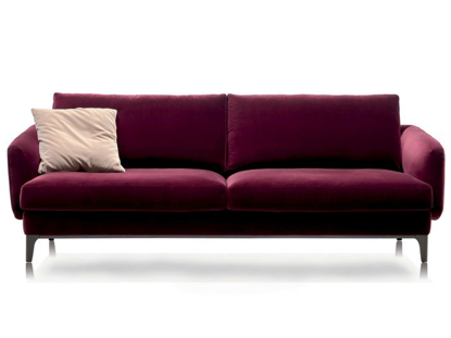 Image de Canapé de type moderne 3 places couleur bordeaux 180X80Cm SUR COMMANDE