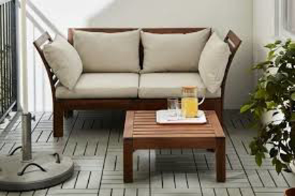 Agrandir l'image de Canapé beige deux places 120X80Cm Image de Canapé beige deux places 120X80Cm