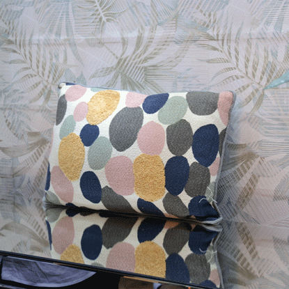 Image de COUSSIN 30X45CM 100%COTON CLR ROSE