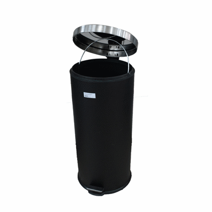 Image de POUBELLE 30L+3L CLR NOIRE