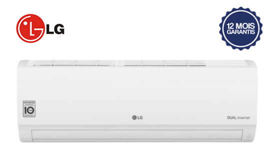 Climatiseur LG S4-Q09WA5QA -1.0CV - blanc - 12 mois garantis-iziwayCameroun	