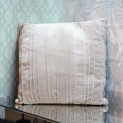 Image de COUSSIN 45X45CM 400 GRS VELOURS GRIS