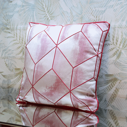 Image de COUSSIN 45X45CM 400 GRS 100%COTON CLR ROUGE