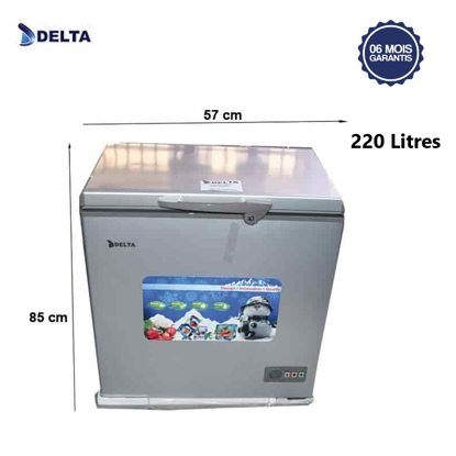 Congélateur coffre Delta DCF 220SLV - 220L - R600a - Argent - 6 mois Garantis Congélateur coffre Delta DCF 220SLV - 220L - R600a - Argent - 6 mois Garantis Chez iziway Cameroun