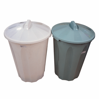 Image de POUBELLE EN PLASTIQUE 40L 3ASS CLR