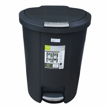 Image de POUBELLE A PEDALE 50L CLR NOIR