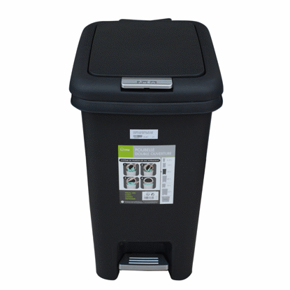 Agrandir l'image de POUBELLE A PEDALE 30L CLR NOIR Image de POUBELLE A PEDALE 30L CLR NOIR
