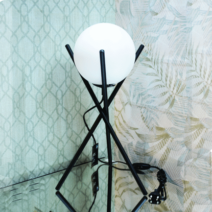 Image de LAMPE DE TABLE 48X23CM SALVEZINAS E14