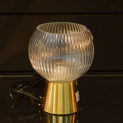 Image de LAMPE DE TABLE 19.5CM CLR OR E27