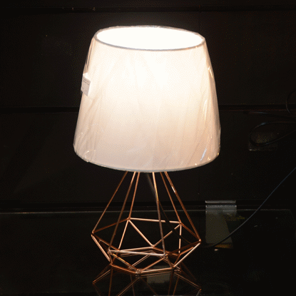Image de LAMPE DE CHEVET ABAT JOUR