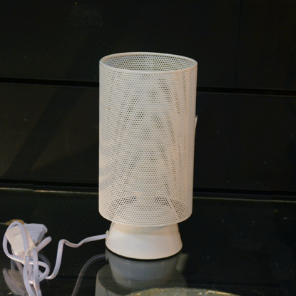 Image de LAMPE DE TABLE EN METAL 12X20X25CM 2A