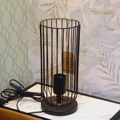 Image de LAMPE DE TABLE ROCCAMENA 31X13X13CM