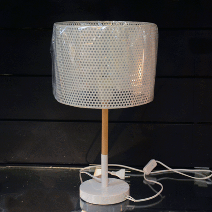 Image de LAMPE DE TABLE EN METAL 28X21X51 CM 2A