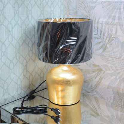 Image de LAMPE DE TABLE MANALBA 38X25CM E27