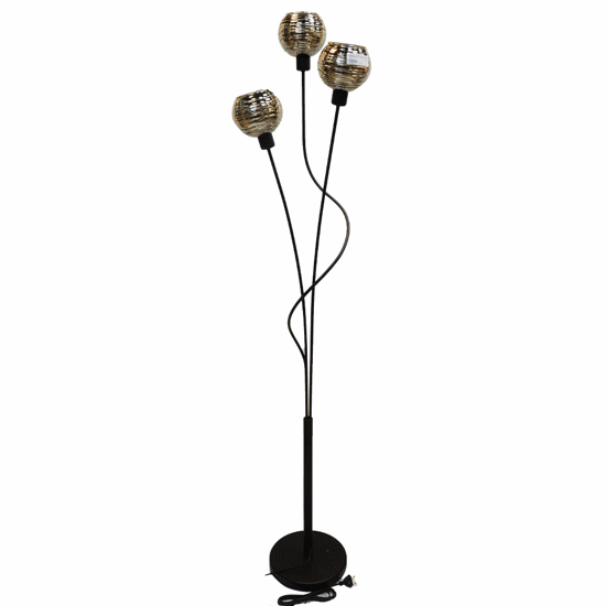 Lampe sur pieds CREPPO - 146cm - Noir-iziwaycameroun