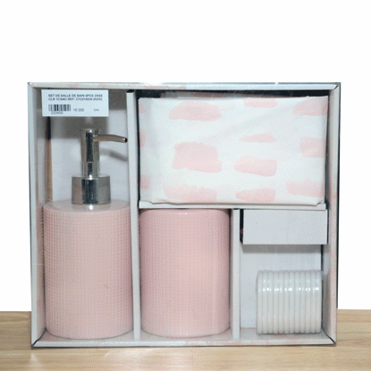 Image de SET DE SALLE DE BAIN 5PCS 3ASS CLR / 233459