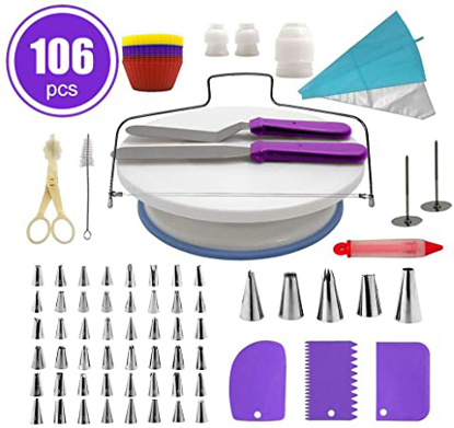 106 Pcs Kit de pâtisserie