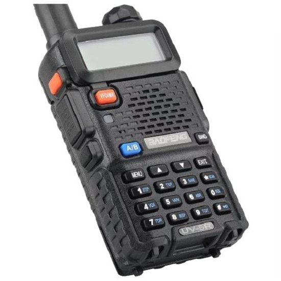 Image sur talkie-walkie portable UV-5R, VHF/UHF 136-174Mhz et400-520 Mhz, radio fm et bidirectionnelle double bande, 2 pièces