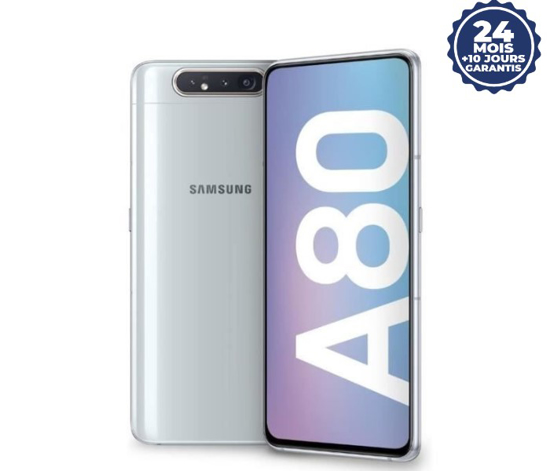 Samsung Galaxy A80 - 4G - 128go/8go Ram - 3700mah - Capteur d'empreintes digitales - Gris - 24 Mois Garantis-iziwaycameroun