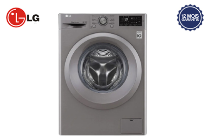 Machine à Laver LG F2J5TNP7S - 8KG - Diagnostic Intelligent - gris argent - 12 mois garantis Machine à Laver LG F2J5TNP7S - 8KG - Diagnostic Intelligent - gris argent - 12 mois garantis-iziwayCameroun