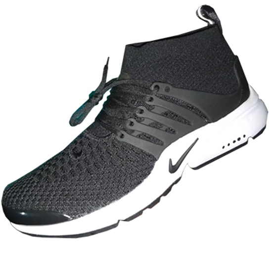 chaussures zoom noir et blanc