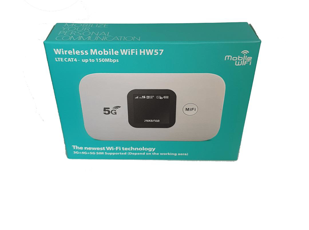 Modem Wifi 4G LTE Compatible MTN/ORANGE/NEXTTEL Blanc 12 Mois