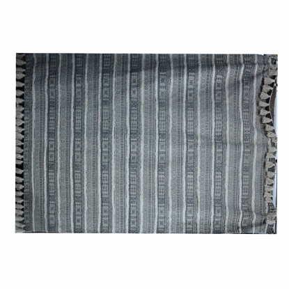 Image de TAPIS 100%COTON 160X230CM CLR GRIS