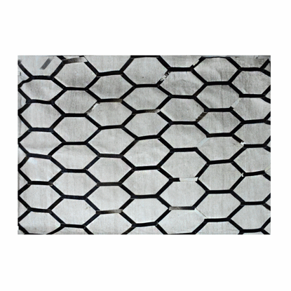 Image de TAPIS 160X230CM 70% VISCOSE 30% CUIR