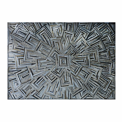 Image de TAPIS EN CUIR 160X230CM CLR BEIGE