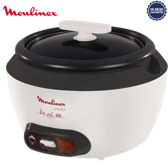 Cuiseur de riz Moulinex MK156125 - 560W - 5 L - Blanc - 6 Mois Garantis-iziwaycameroun