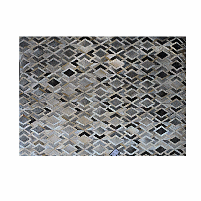 Image de TAPIS EN CUIR 190X290CM CLR GRIS BEIGE