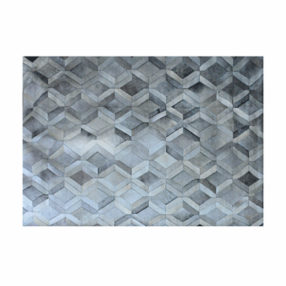 Image de TAPIS EN CUIR 200X290CM CLR GRIS CLAIR