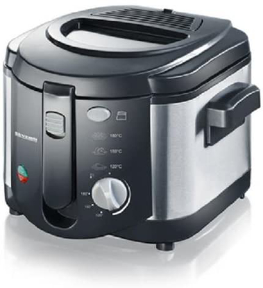 Agrandir l'image de Friteuse électrique 2L - Severin - FR2437 - Noir  - 6 Mois Garantis Image de Friteuse électrique 2L - Severin - FR2437 - Noir  - 6 Mois Garantis
