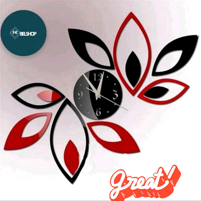 Agrandir l'image de Horloge Murale Design 3D- Autocollant Image de Horloge Murale Design 3D- Autocollant