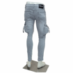 Image sur Pantalon jeans - Gris Camouflé 