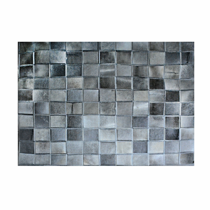 Image de TAPIS EN CUIR 200X290 CLR GRIS