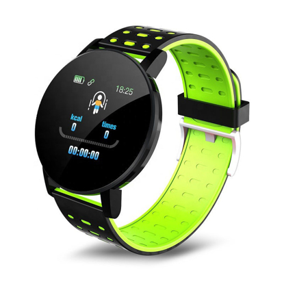 Montre connectée 119 plus -100 mAh -Fréquence Cardiaque - IP67- noir-verte Montre connectée 119 plus -100 mAh -Fréquence Cardiaque - IP67- noir-verte chez iziway Cameroun