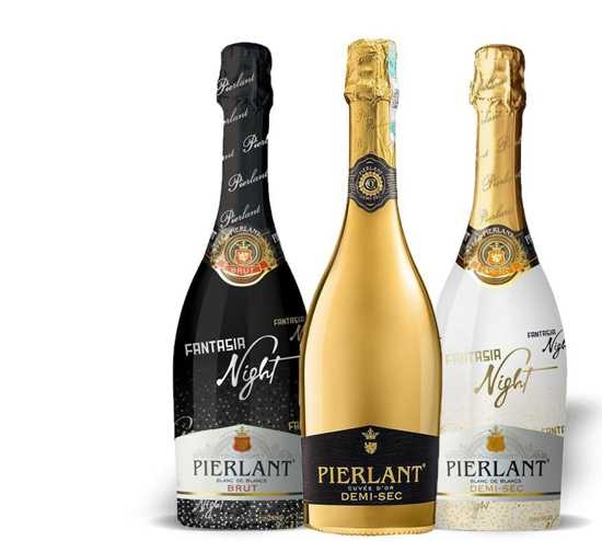 Image sur Pack de vins mousseux Pierlant Fantasia night + Pierlant Fantasia night blanc de blancs et Pierlant Cuvée Or