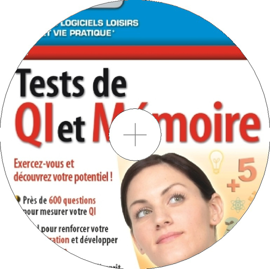 Image sur DVD LOGICIEL TESTS DE Q.I ET DE MEMOIRE
