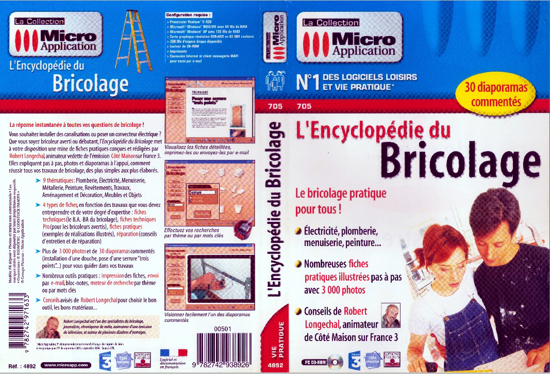 Image sur DVD LOGICIEL L'ENCYCLOPEDIE DU BRICOLAGE ( Editeur Micro-application)