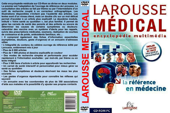 Image sur DVD Larousse Médical – Encyclopédie Multimédia