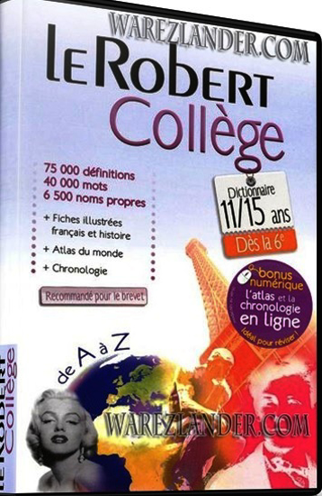 Image sur DVD Logiciel Dictionnaire Le Robert Collège (11 à 15 ans)