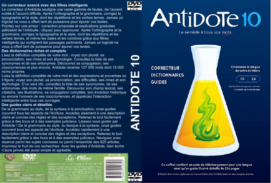 Image sur DVD LOGICIEL ANTIDOTE 10 V6.1+VISUEL INTÉGRÉ (Win 64 MULTI)